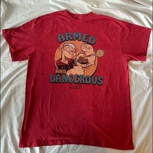 Popeye brand Tee shirt “Armed and Dangerous”